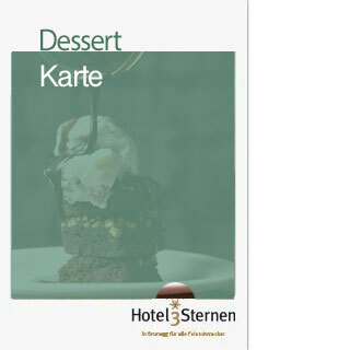 Dessertkarte