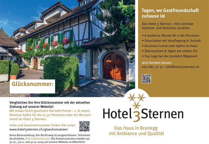 Wettbewerb Hotel 3 Sternen Brunegg
